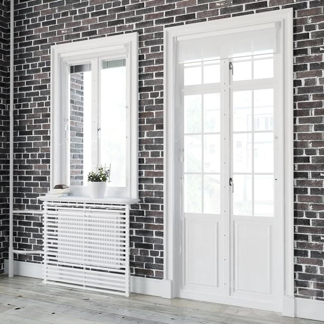 Windows in Scandinavian style