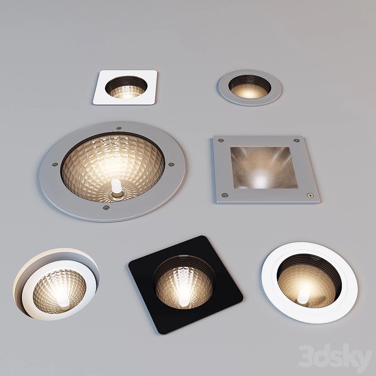 4 built-in lights
