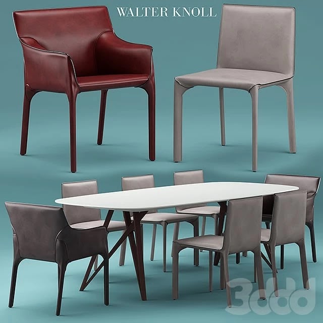 Table and chairs walterknoll Saddle Chair