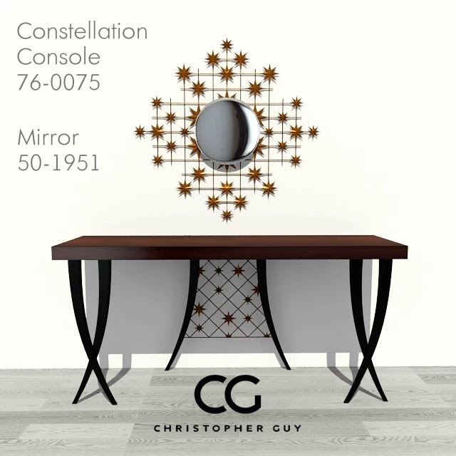 Christopher Guy Console and Mirror
