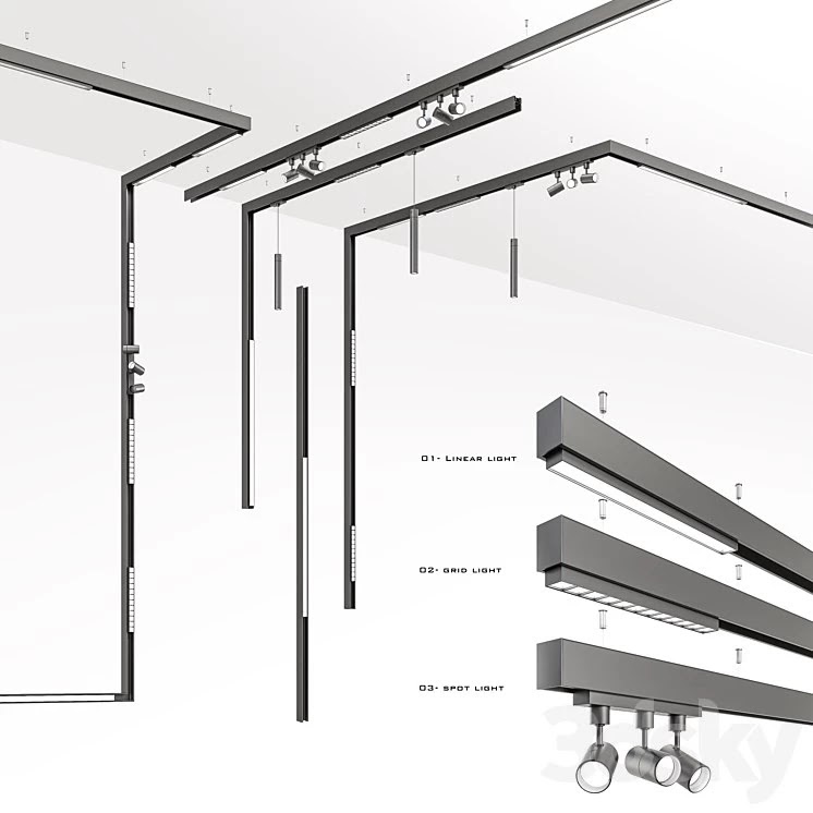 Magnetic -Track-light