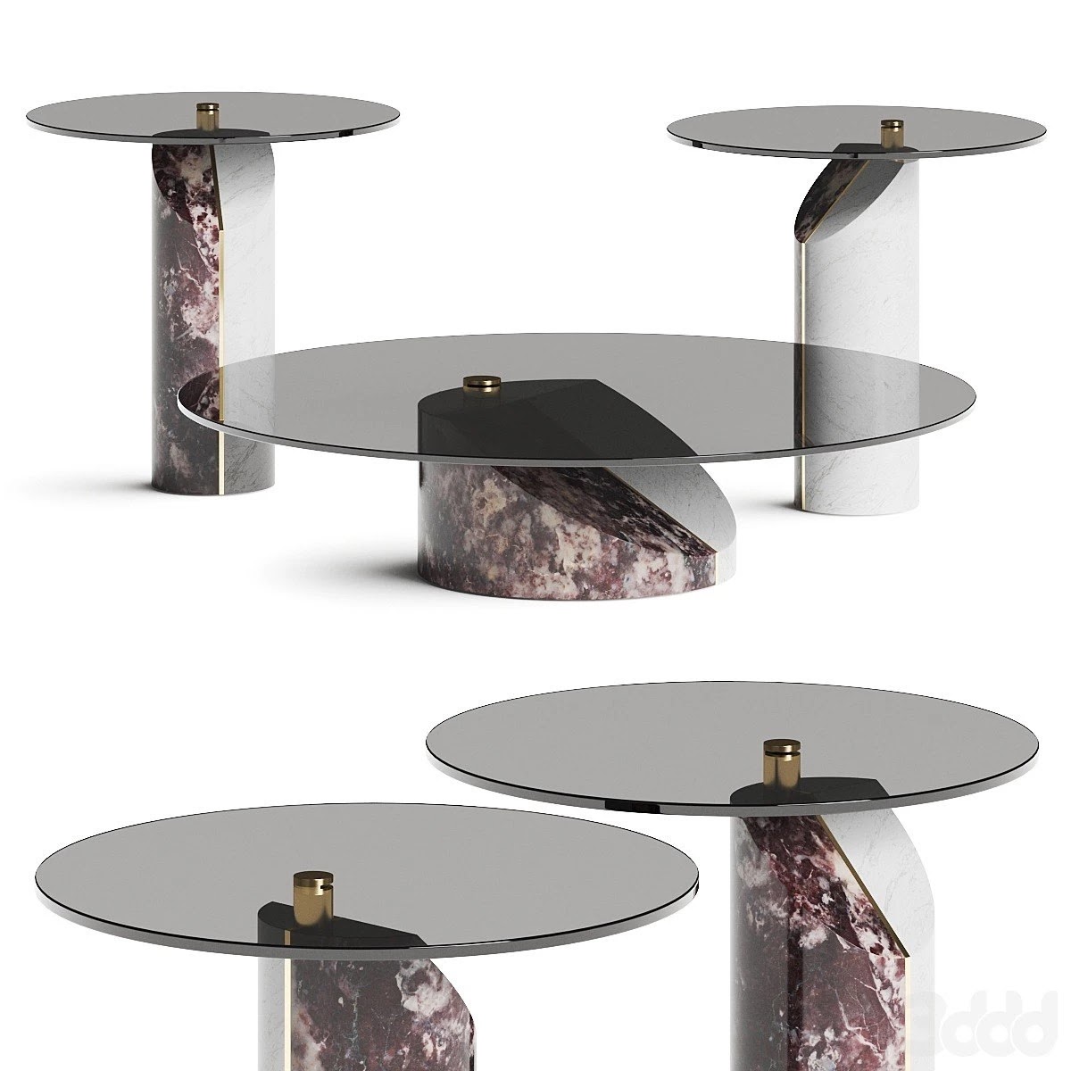 Baxter Ziggy Coffee & Side Tables