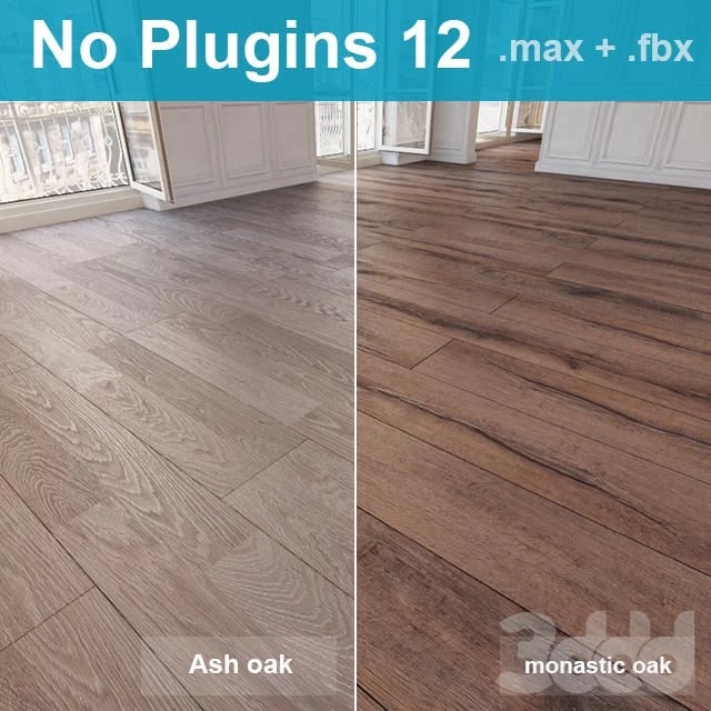 Parquet 12 (2 species, without the use of plug-ins)