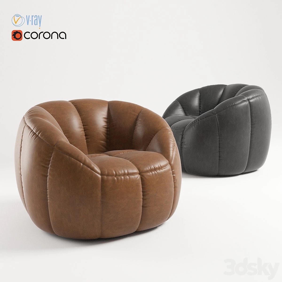 Frameless chair
