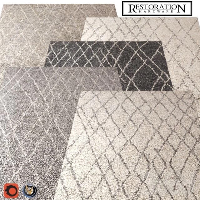 Carpet Restoration Hardware (Noura) 2440х3050 (5 colors)