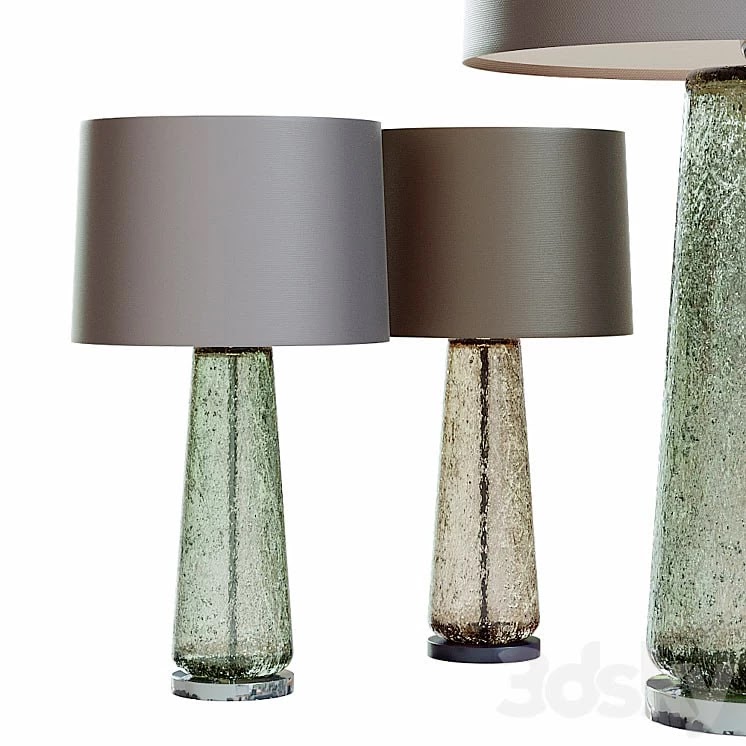 Mid Century Studio Art Glass Lamp