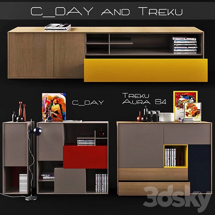 A set of furniture C_Day / TREKU