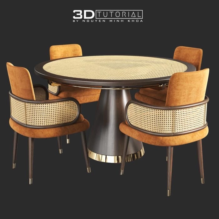 by Nguyen Minh Khoa Dining Chair & Table