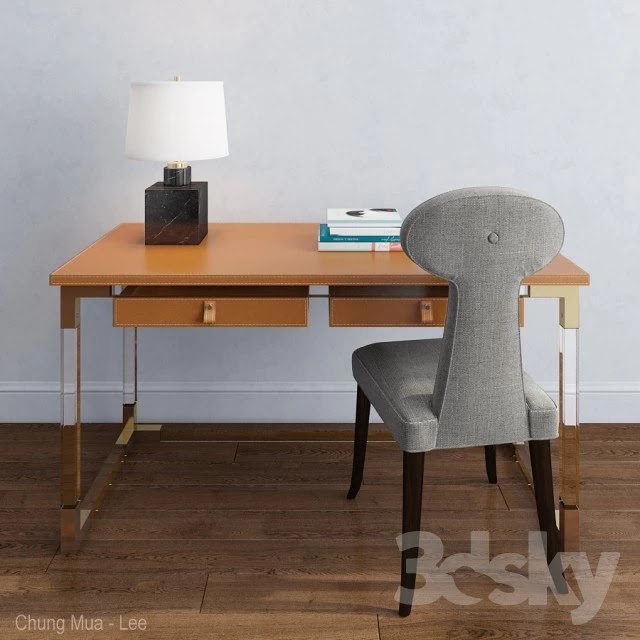 jonathan adler, jacques desk, vera dining chair
