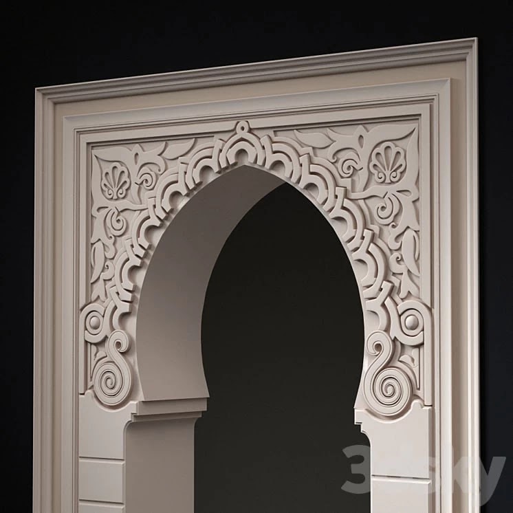 Arch in the Andalusian style
