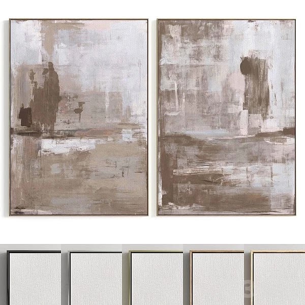Plaster Two Photo Frame R-167