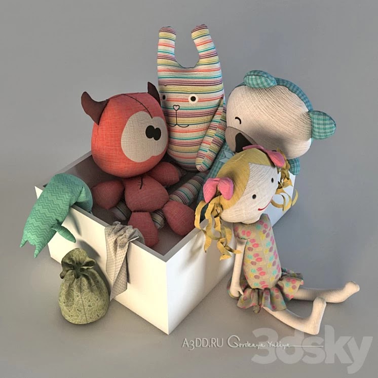 a box of toys