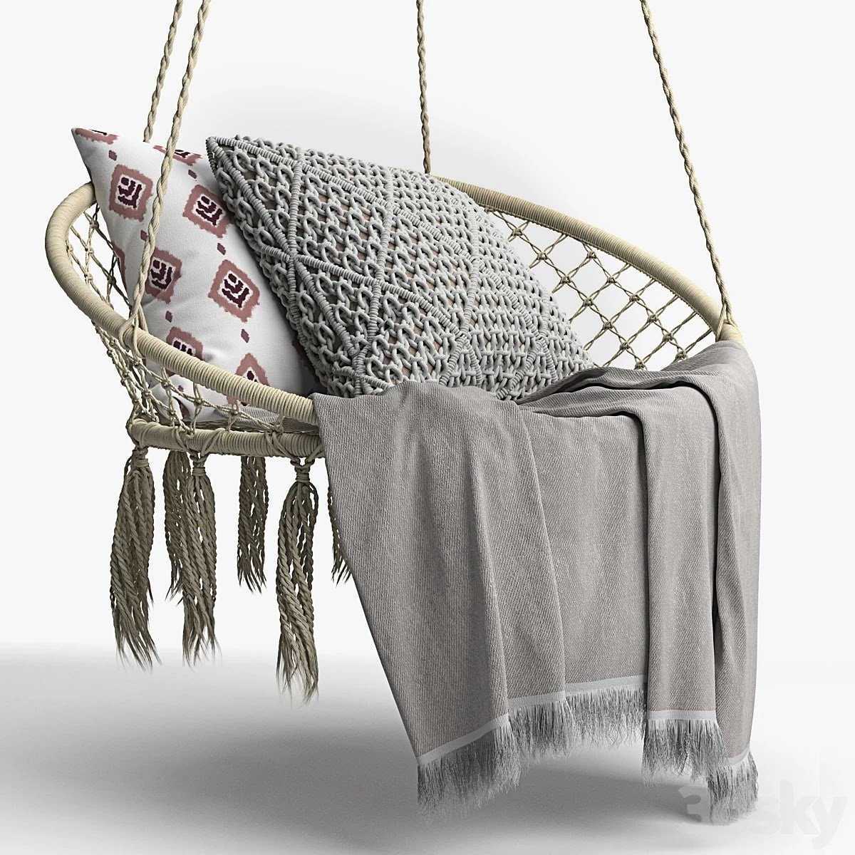 BUTLERS PARADISE NOW "Hammock chair with fringes"