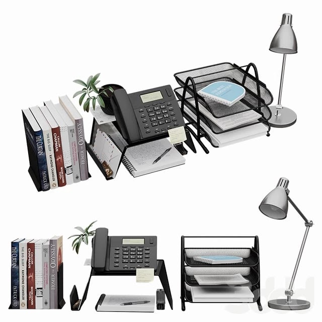 Decorative set for desktop