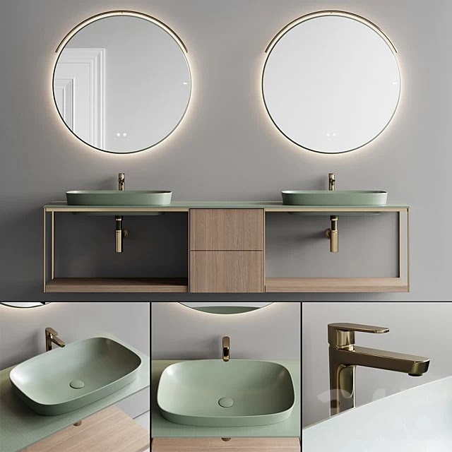 Fiora Sen Vanity Unit Set 3