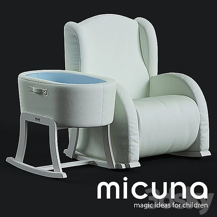 Set Micuna Flor Armchair and cot