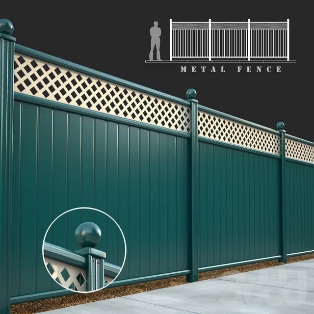 metal fence