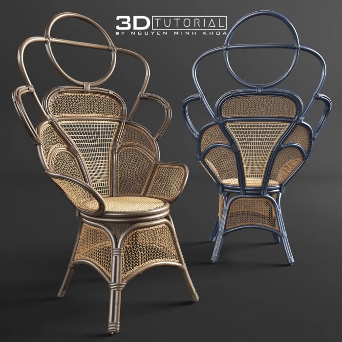 by Nguyen Minh Khoa Handwoven Boline Chair