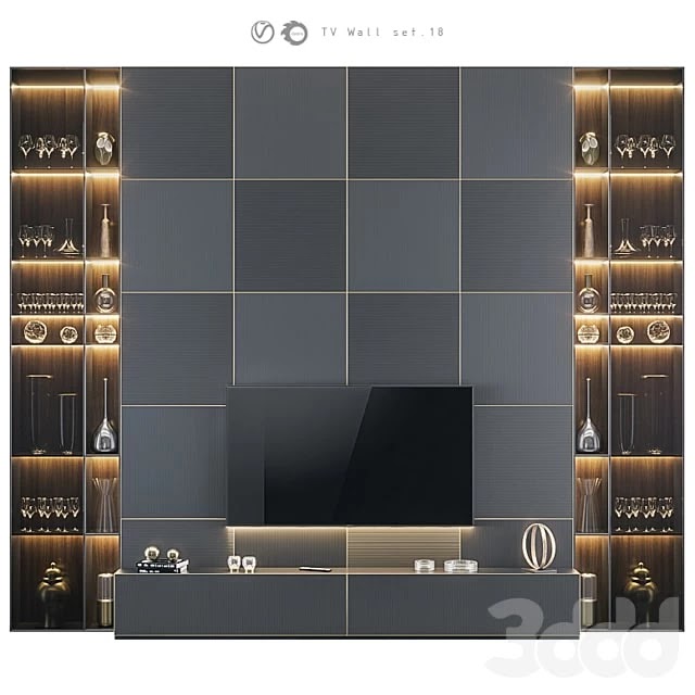 TV Wall Set 18