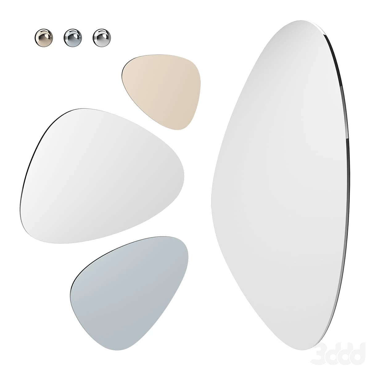 Set of mirrors 04