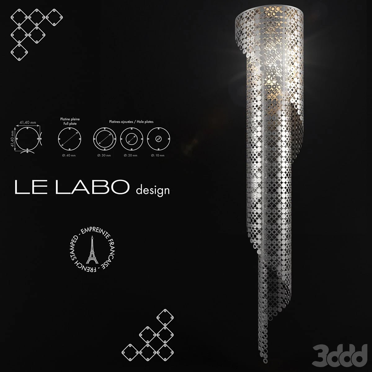 Lustre Spirale Bubble by Le Labo Design