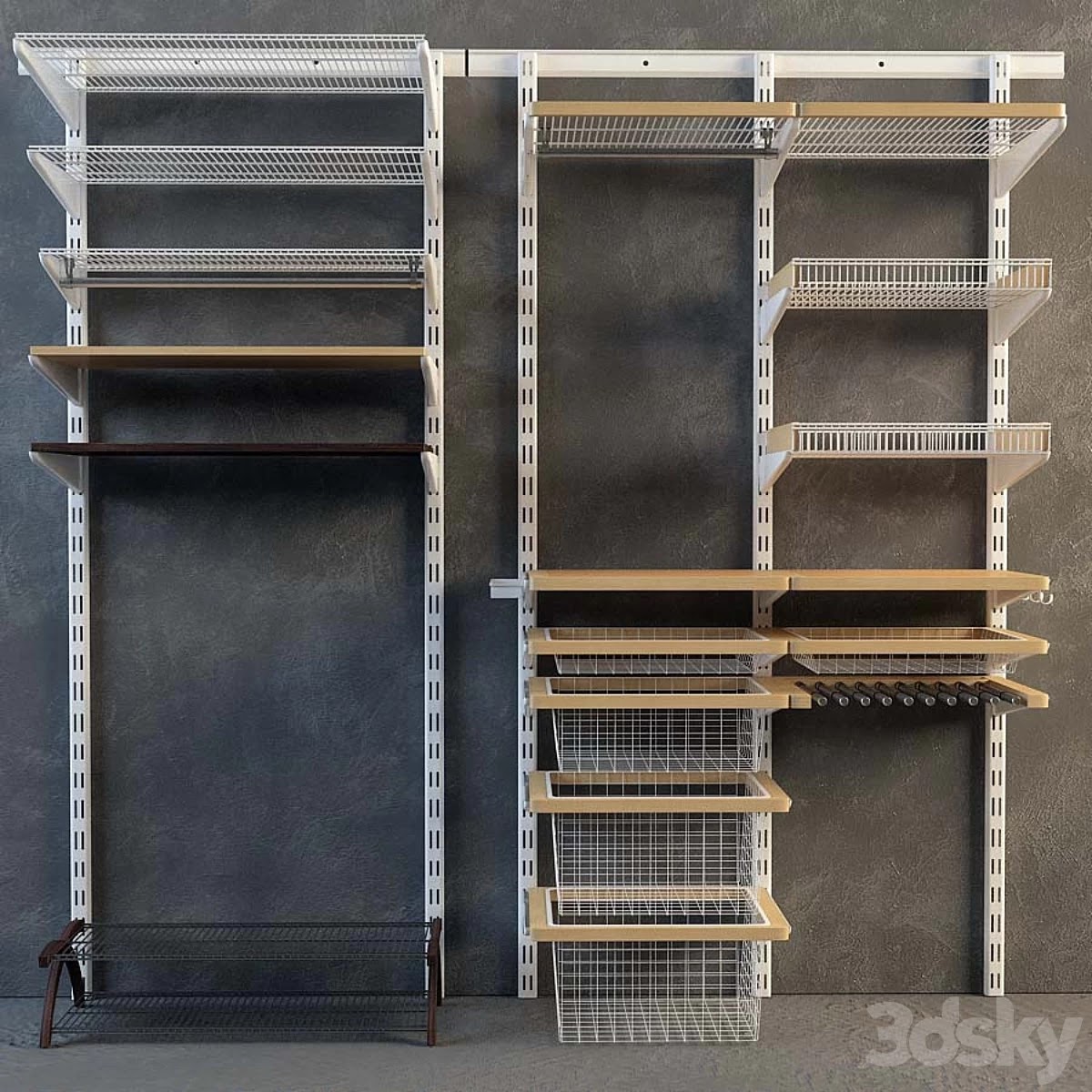 Elfa dressing system