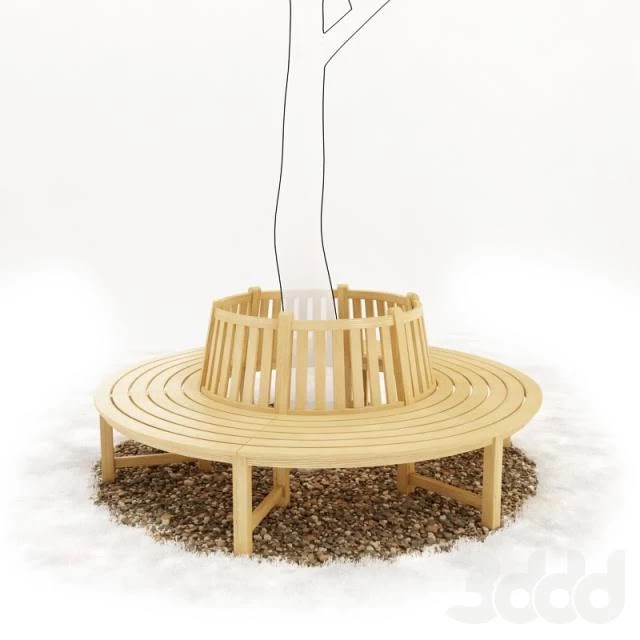 Round bench
