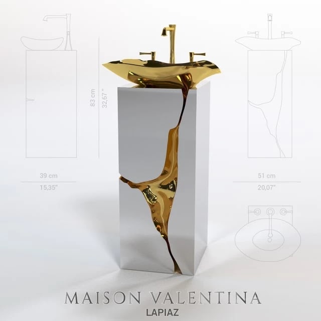Lapiaz washbasin from Maison Valentina
