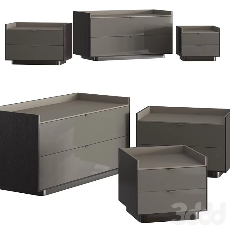Minotti Darren Night Storage Units