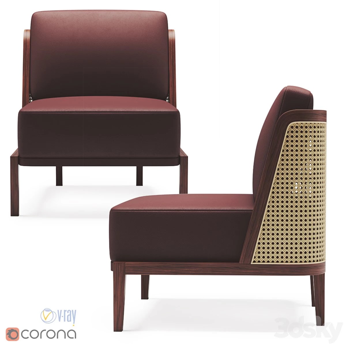 Autoban Throne rattan Lounge armchair