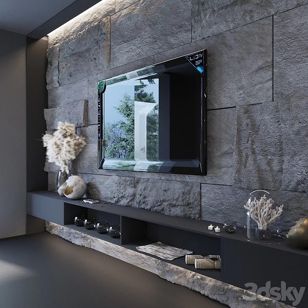 TV zone in stone