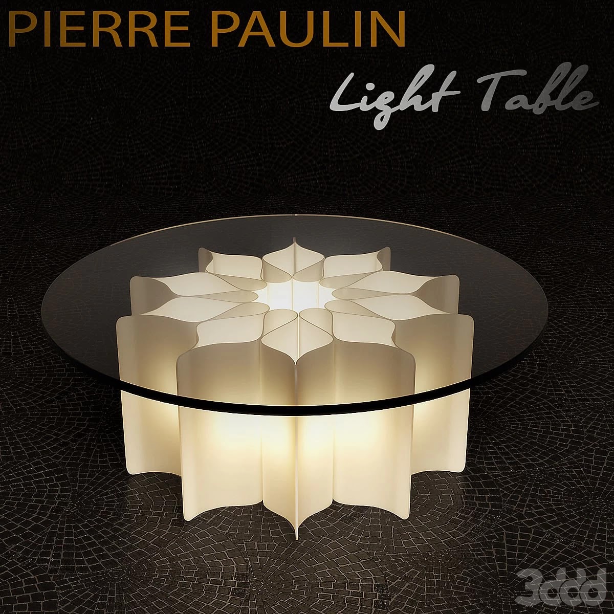 Elysee light table by Pierre Paulin