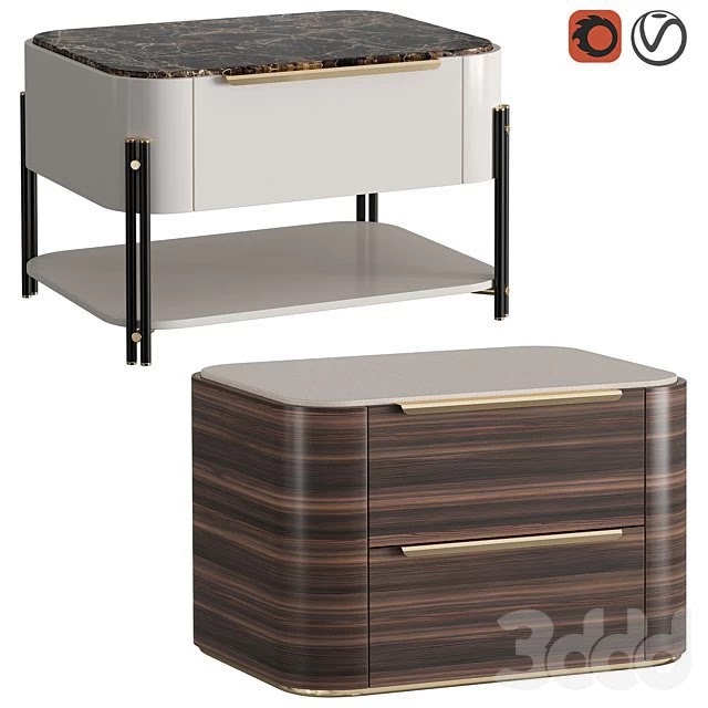 BAMBOO bedside tables
