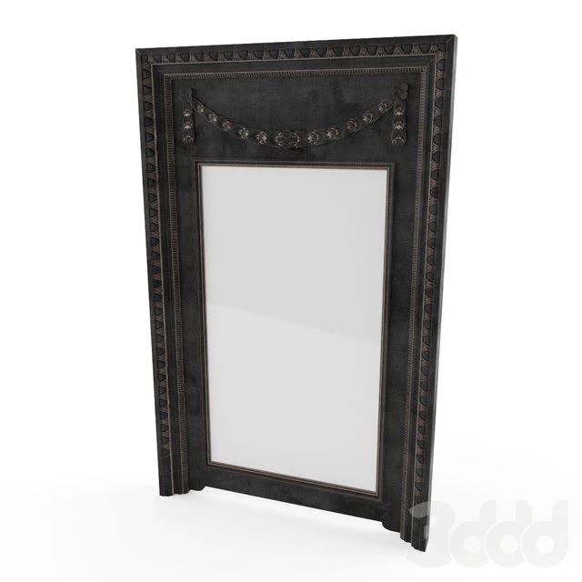 19TH C. NEOCLASSICAL LAUREL MIRROR