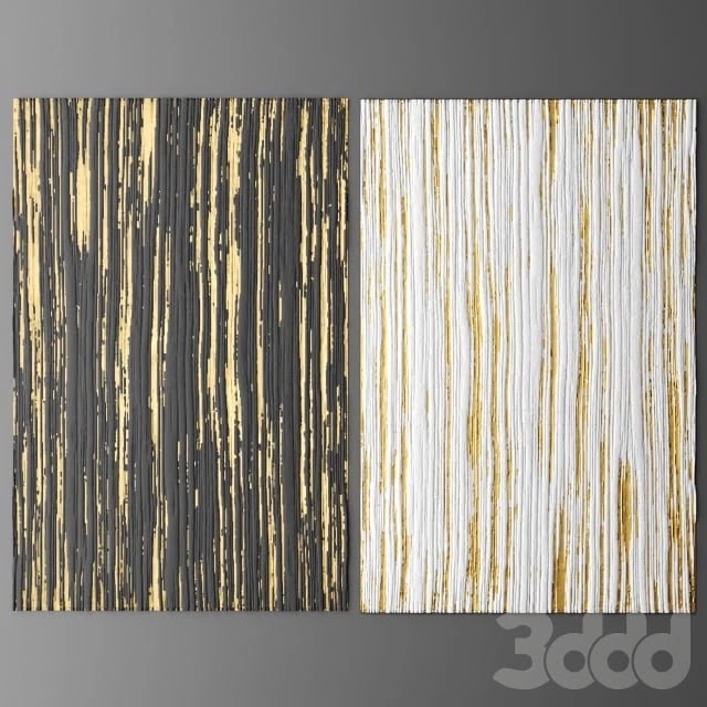 Decor for wall. Panel. 3D