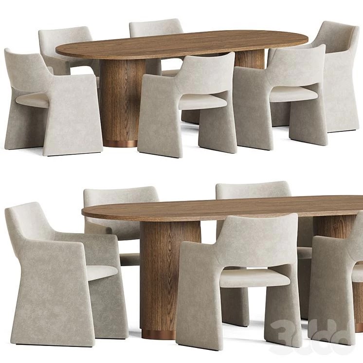 Foley Chair Campbell Table Dining Set