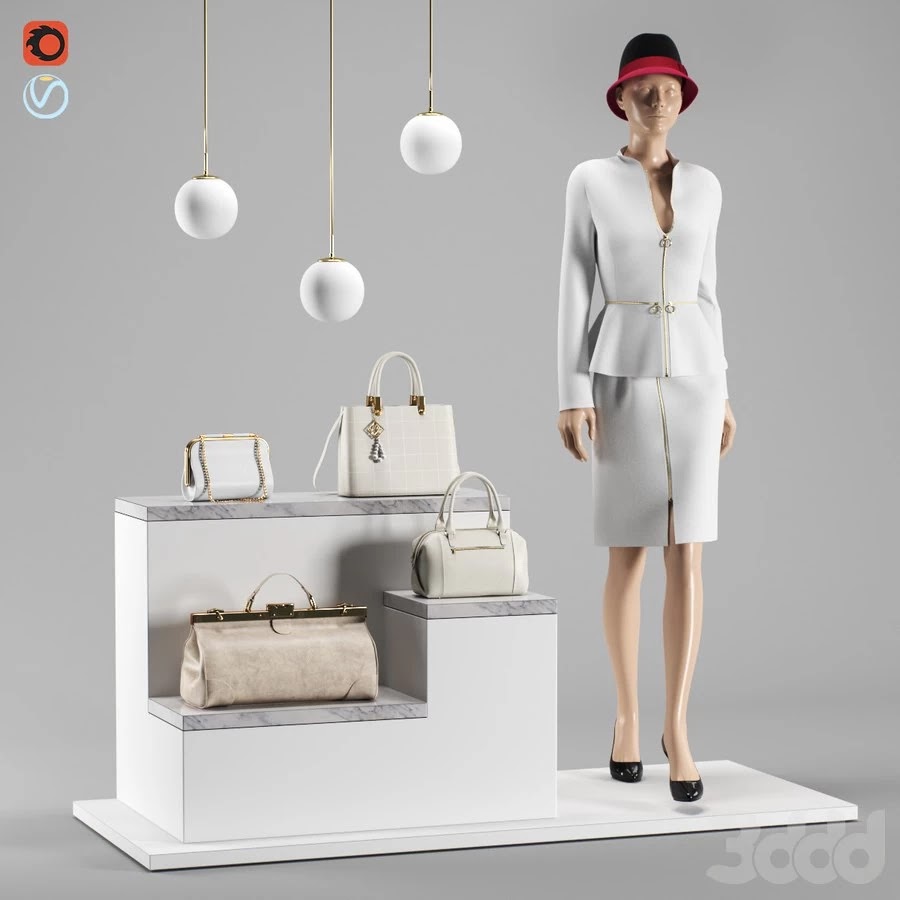 Accessories for boutique. Set 2