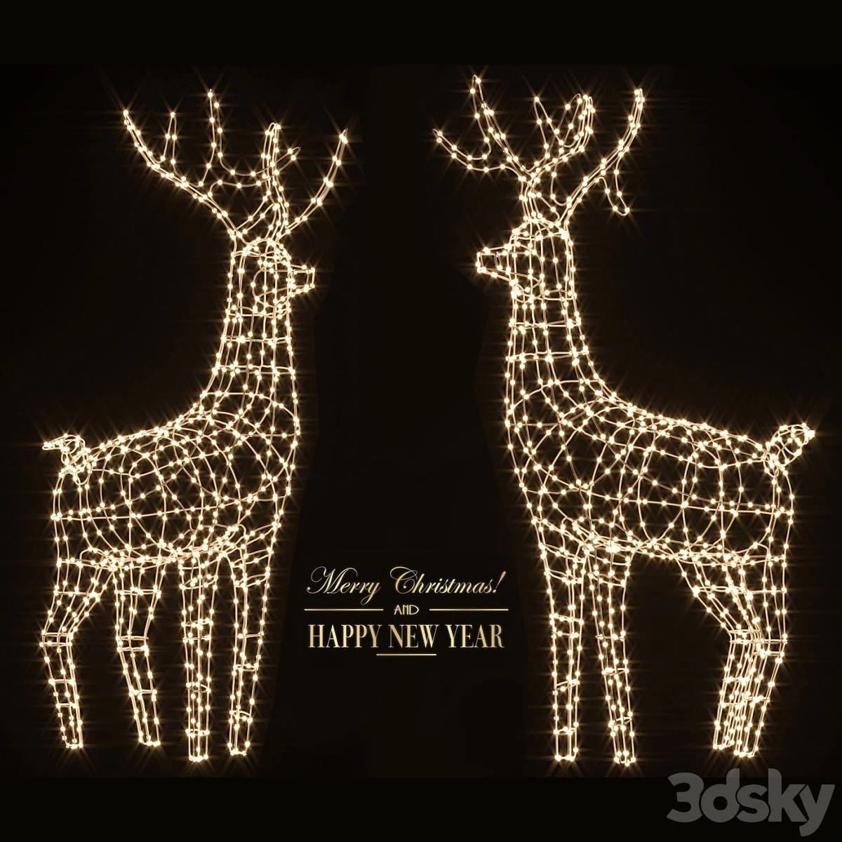 New Year deer