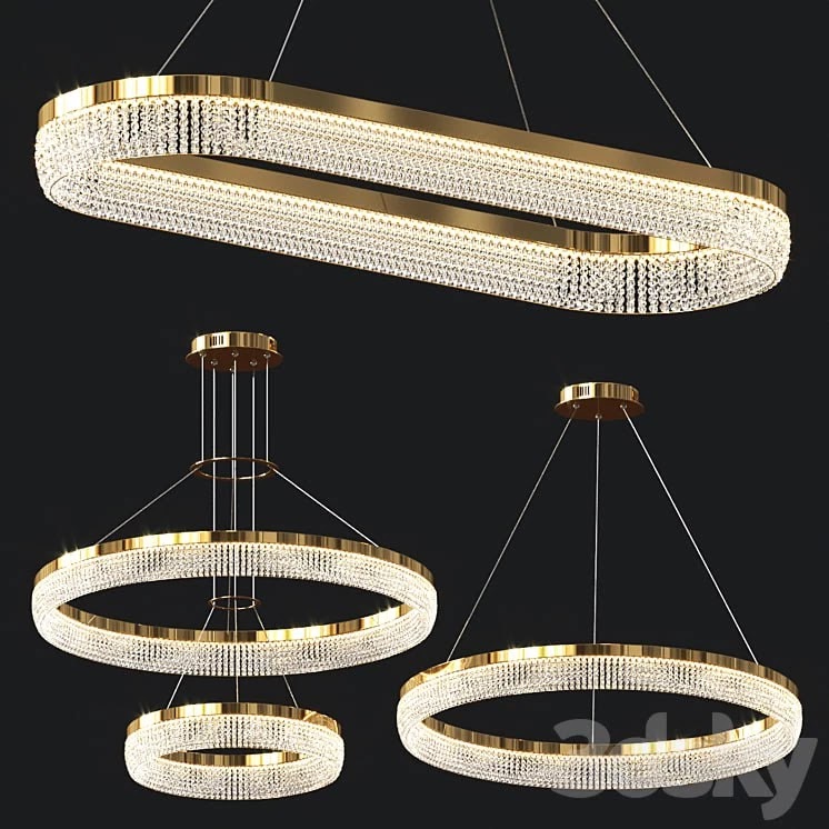Crystal Ring Chandeliers