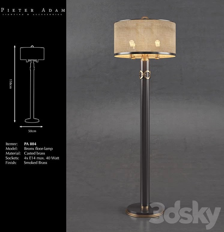 Pieter Adam Bronx Floor-Lamp PA 804