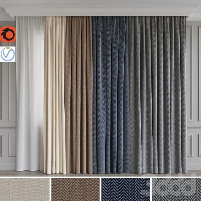 A set of curtains 5