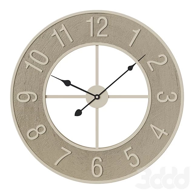 Rustic Aura wall clock