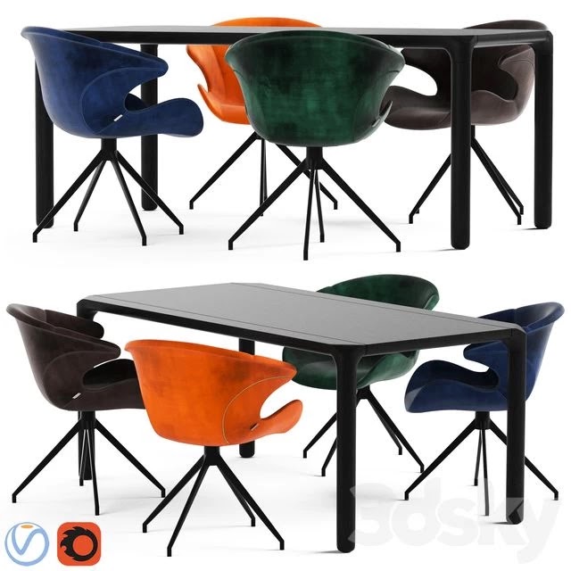 Zuvier Mia Armchair and Storm table
