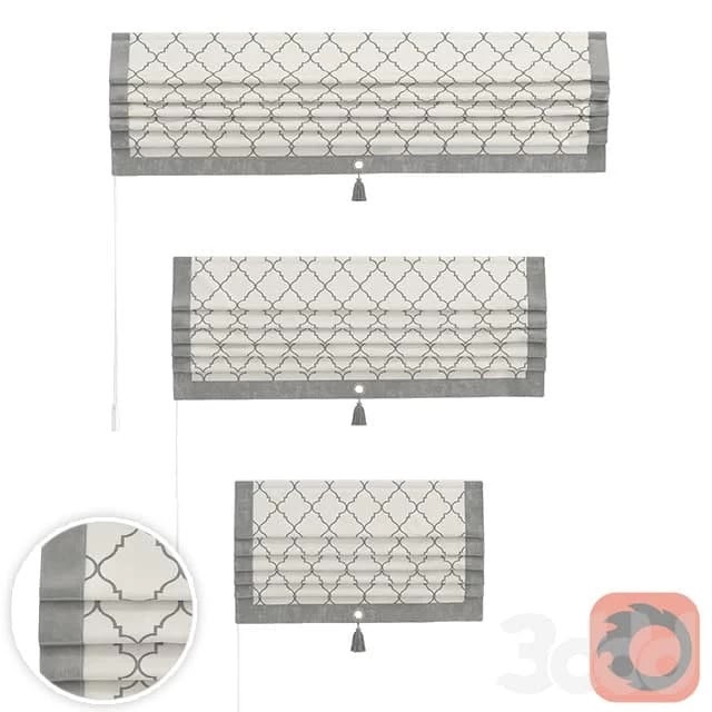 Set of Roman curtains TITOS (ISLA)