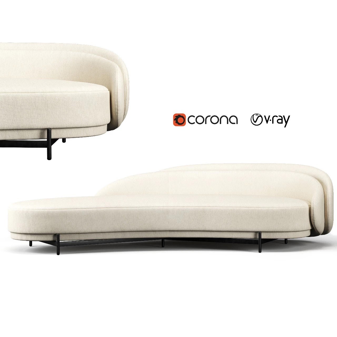 PAOLO FERRARI Layered Back Sofa
