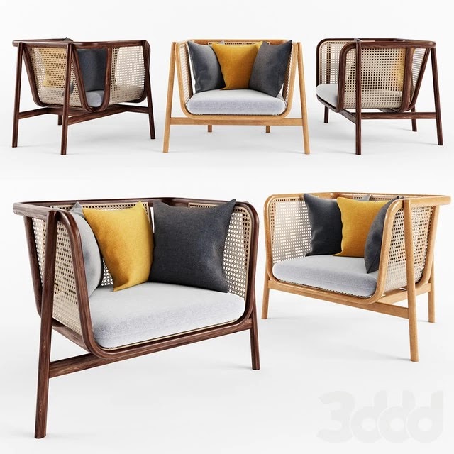 Cane sofa one seat