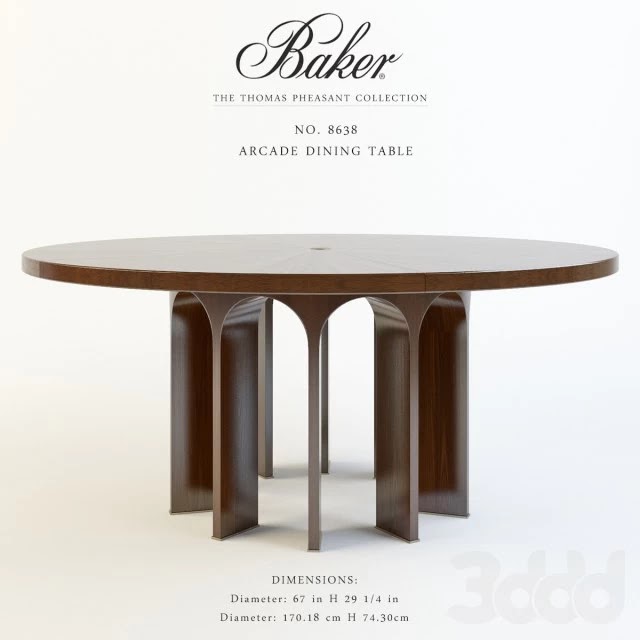 Baker_Arcade Dining Table_No. 8638