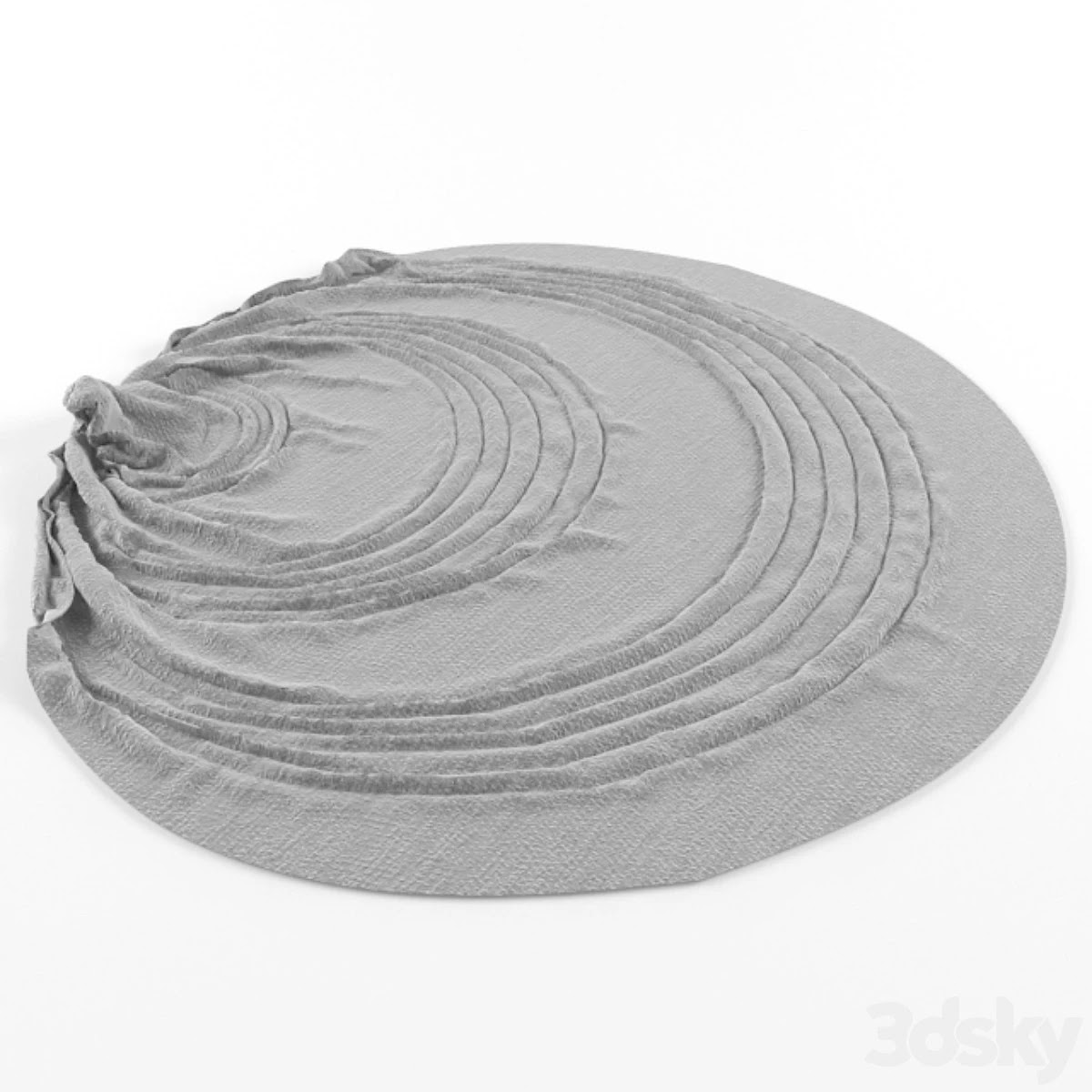carpet round with circles