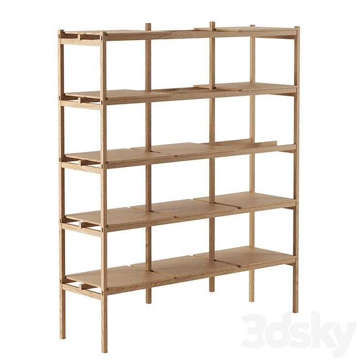 N – SS01 shelving system by KARIMOKU CASE STUDY