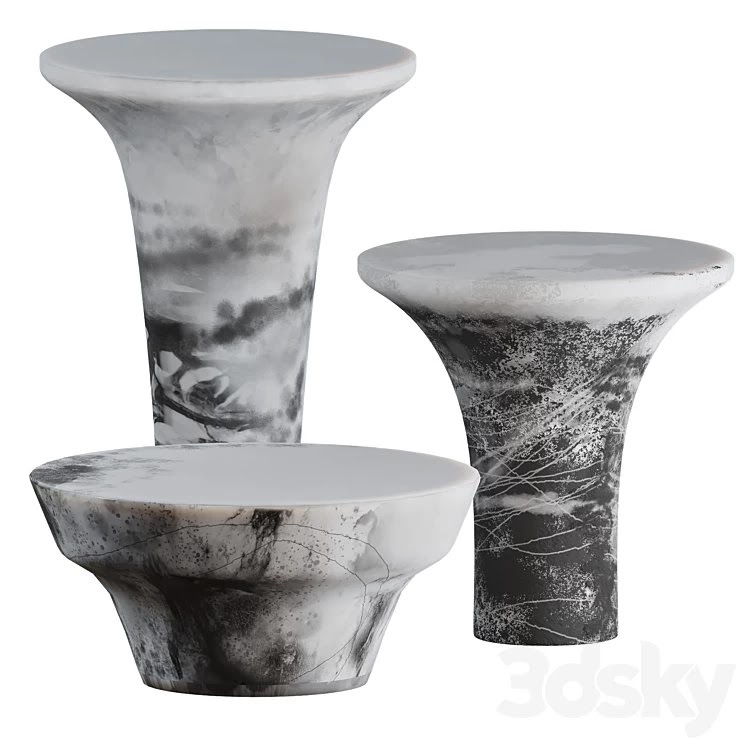 Side Tables by Roxane Lahidji